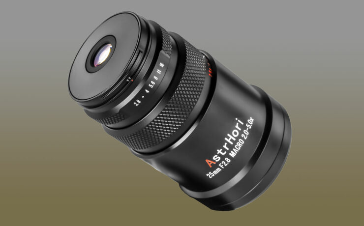 AstrHori 25mm f/2.8 2X-5X Macro Lens for Mirrorless Cameras Announced