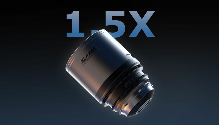 BLAZAR Remus 35mm T1.6 1.5x Super35 Anamorphic Lens Teased