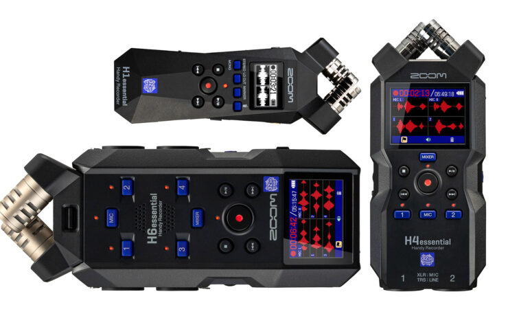 Zoom Essential Series Announced - Three New 32-Bit Float Recorders